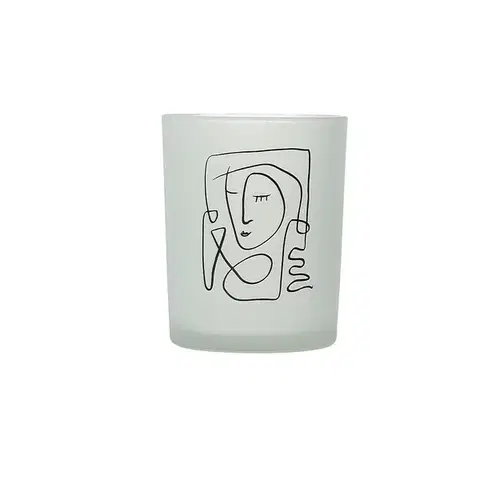 Dekoria Svietnik Face II 13cm, ⌀10 x 13 cm