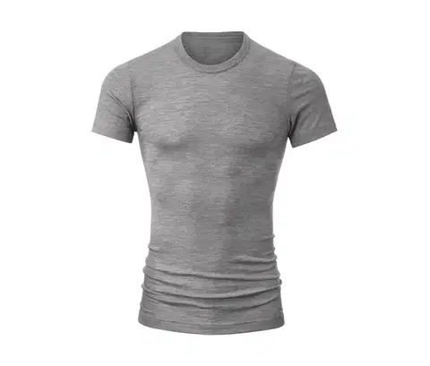 Tričko CALIDA »Wool & Silk«, platin melé