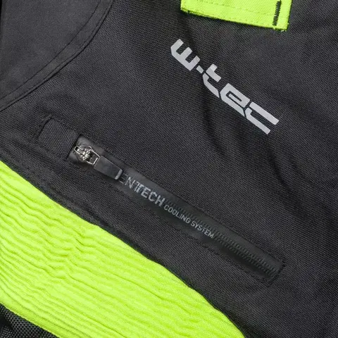 Pánske moto nohavice W-TEC Rusnac Farba čierno-zelená, Veľkosť 4XL