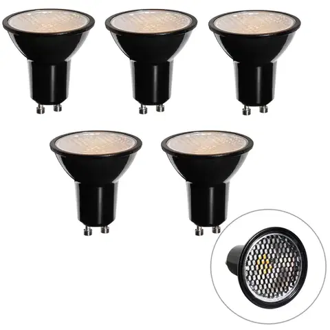Sada 5 stmievateľných LED žiaroviek GU10 50 mm Honey Rate 6W 400 lm 3000K