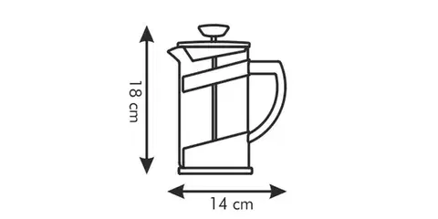 Tescoma kanvica na čaj a kávu TEO 0.6 l-  len na osobný odber!!!!!
