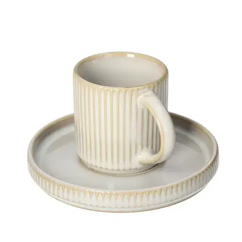 Dekoria Šálka Vicino 100ml grey beige, 8 x 6 x 7 cm