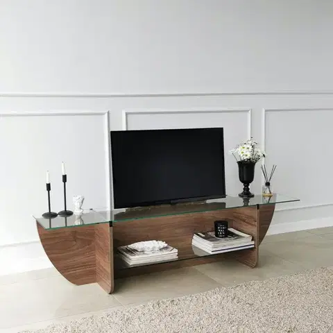 TV stolík Lily TV - Walnut