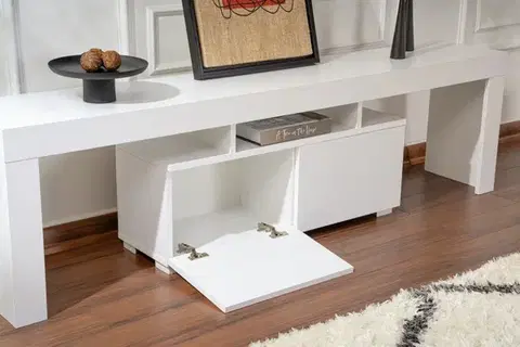 TV stolík Enclave - Natural White