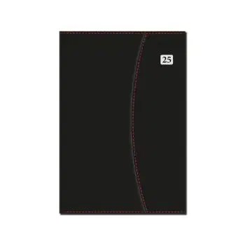 Týždenný diár A5 MAGNETIC čierny 2025