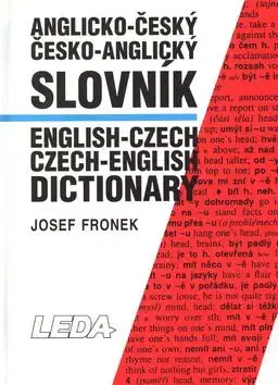 Anglicko-český česko-anglický slovník - Josef Fronek