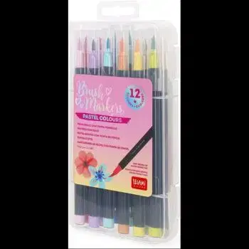 Legami Štetcové fixky 12ks EXTRAORDINARY STATIONERY