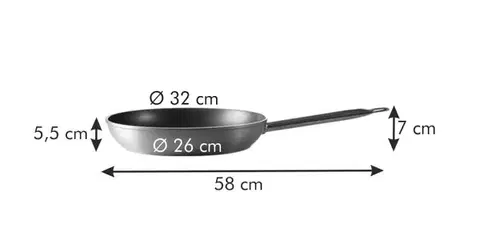 Tescoma panvica GrandCHEF ø 32 cm, dlhá rukoväť