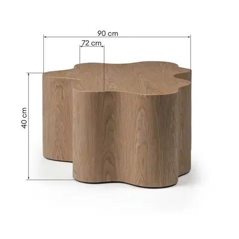 Konferenčný stolík Cosmo 90 cm orech