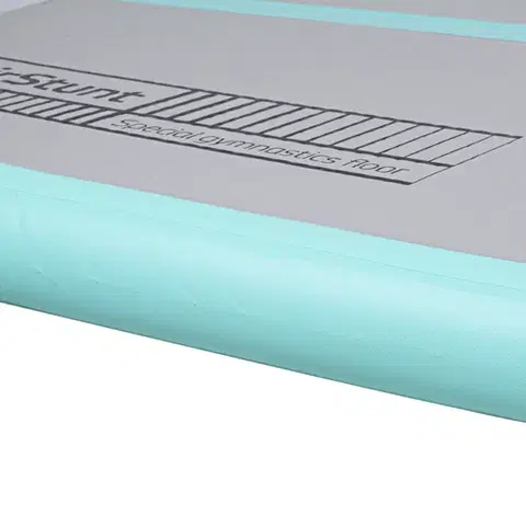 Airtrack inSPORTline Airstunt 300x100x10 cm bielo-modrý s elektrickou pumpou