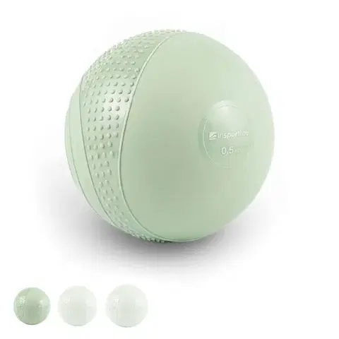 Mini medicinbal inSPORTline Sendelar 10,5cm/0,5kg Farba zelená