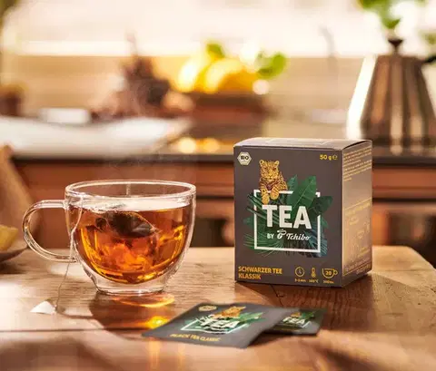 TEA by Tchibo Bio čierny čaj Klassik - 8 x 20
