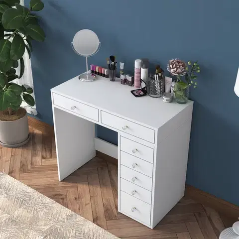 Toaletný stolík Melissa 02 biely