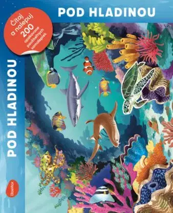 Čítaj a nalepuj – POD HLADINOU, kniha so samolepkami