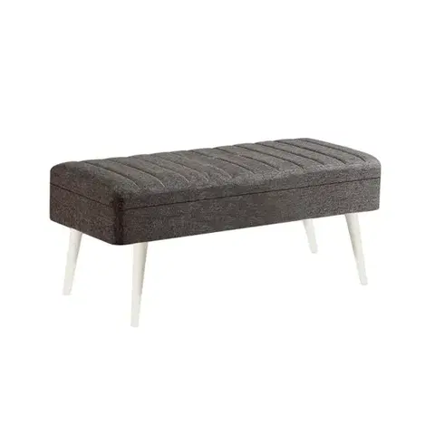 Jedálenský set s rozkladacím stolom a stoličkami (5 kusov) Vina 1053 - 4 - Anthracite, White