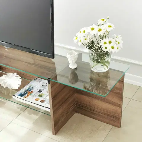 Televízny stolík Escape Walnut