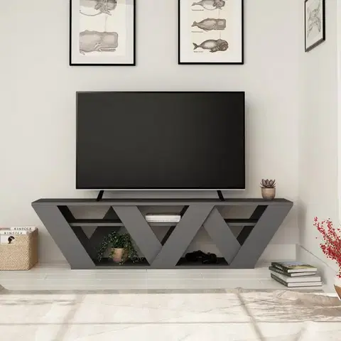 TV stolík Ralla - Anthracite - POSLEDNÝ KUS