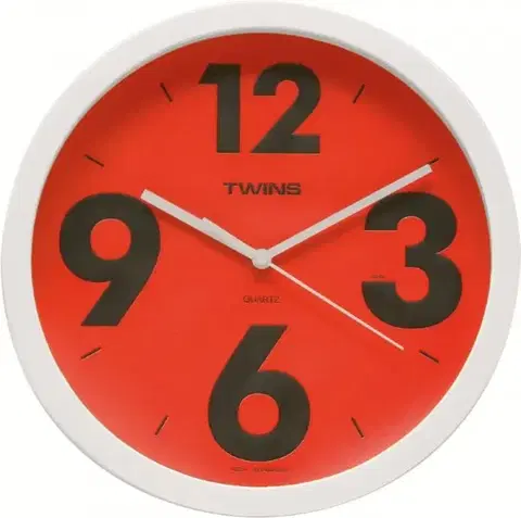 Twins nástenné hodiny 903 červené 26cm
