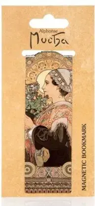 Magnetická záložka Alfons Mucha – Thistle - Alfons Mucha