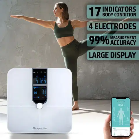 inSPORTline Syncale 100 biela