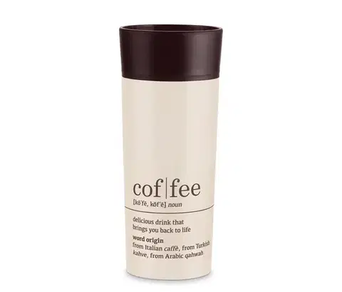 Cestovný hrnček na kávu TO GO, Coffee Dictionary