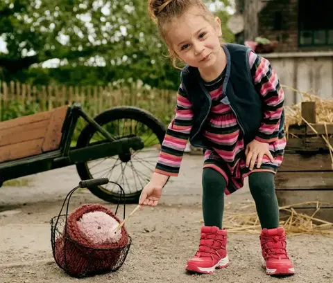 Detské vysoké termotopánky, červené