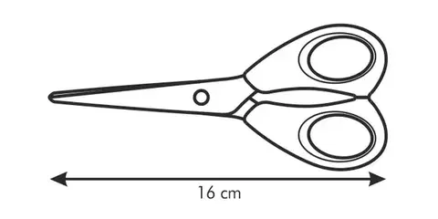 Tescoma nožnice do domácnosti PRESTO 16 cm žltá
