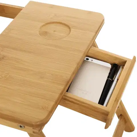 Bambusový stolík na notebook REST