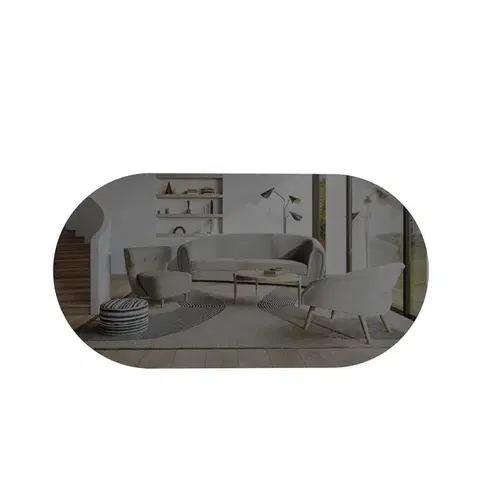 Zrkadlo Riors - Dark Grey, Gold