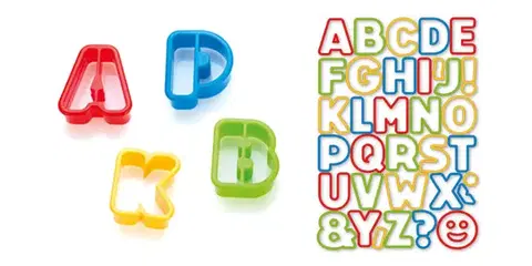 Tescoma vykrajovače abeceda DELÍCA KIDS, 34 ks