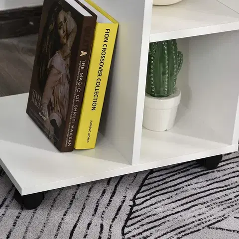 Odkladací stolík Pego biely