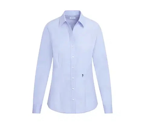 Blúzka Seidensticker Slim Fit non iron, svetlomodrá