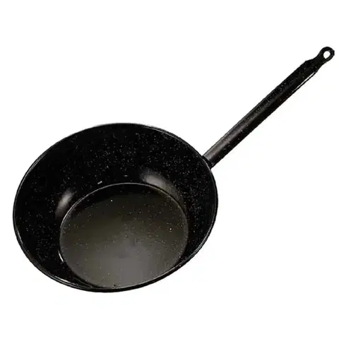 STALGAST LA IDEAL - Panvica hlboká zo smaltovanej uhlíkovej ocele s rukoväťou - liter: 3,9 - Ø 28 cm