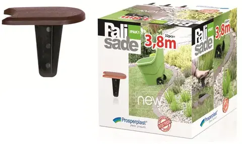 Záhradná palisáda Drake hnedá 382,7 cm