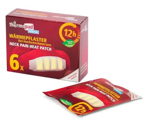 Thermopad: 6 tepelných náplastí na krk