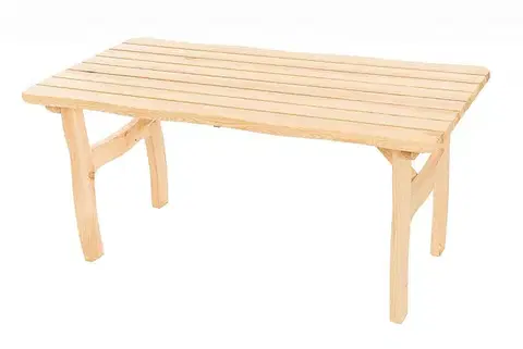 DEOKORK Masívny záhradný stôl z borovice VIKING (40 mm) - rôzne dĺžky 150 cm