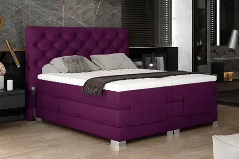 CEDRIK 15 polohovacia posteľ 180x200, Mat Velvet 68