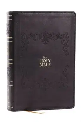 KJV Holy Bible: Personal Size Giant Print, Black Leathersoft, Red Letter, Comfort Print: King James Version - Thomas Nelson
