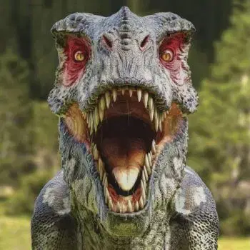 (D) 3D pohľadnica štvorec T-REX selfie