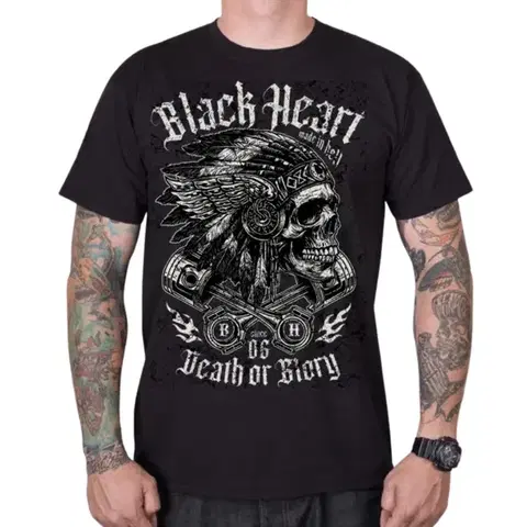BLACK HEART Huron čierna - XL