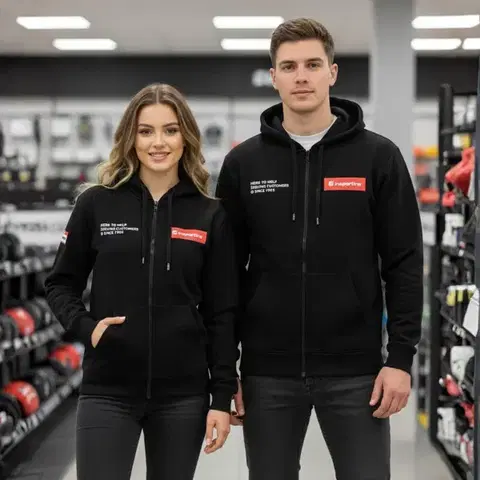 Mikina inSPORTline Signature Farba čierna, Veľkosť XL