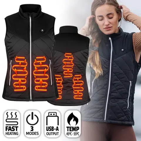 inSPORTline Electronics WARMher čierna - M