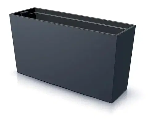 Stredný hrantík s vložkou CORBI 77 cm antracit