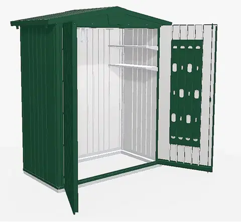 Biohort Záhradný domček BIOHORT Europa 1 - 172 × 84 cm (tmavo zelená)