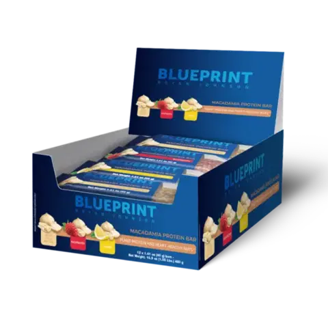 Blueprint by Bryan Johnson Macadamia Protein Bars