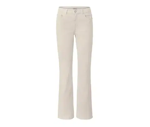 Bootcut džínsky – strih »Lou«, krémovobiele