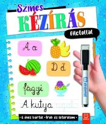 Színes kézírás filctollal - Írok és letörlöm - 6 éves kortól - Agata Kaczynska