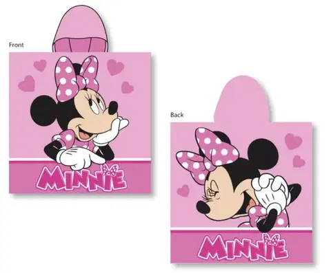 Detské pončo MINNIE MOUSE 55x110cm Faro Tiahome