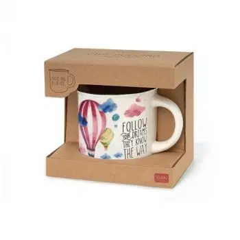 Legami Hrnček Cup-Puccino Follow Your Dreams HOME SWEET HOME - Legami