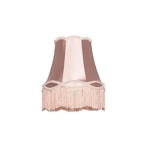 Tienidlo na lampu z látky ružové 30 cm - Granny